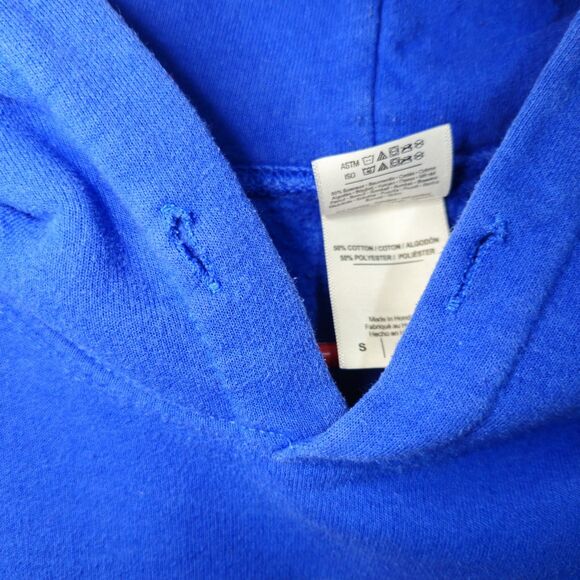 Unique Chicago Cubs Hoodie USA Bat Flag Back Men’s M Blue Vintage MLB - Picture 3 of 9